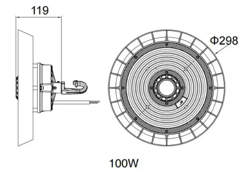 LED Hallenleuchte UFO