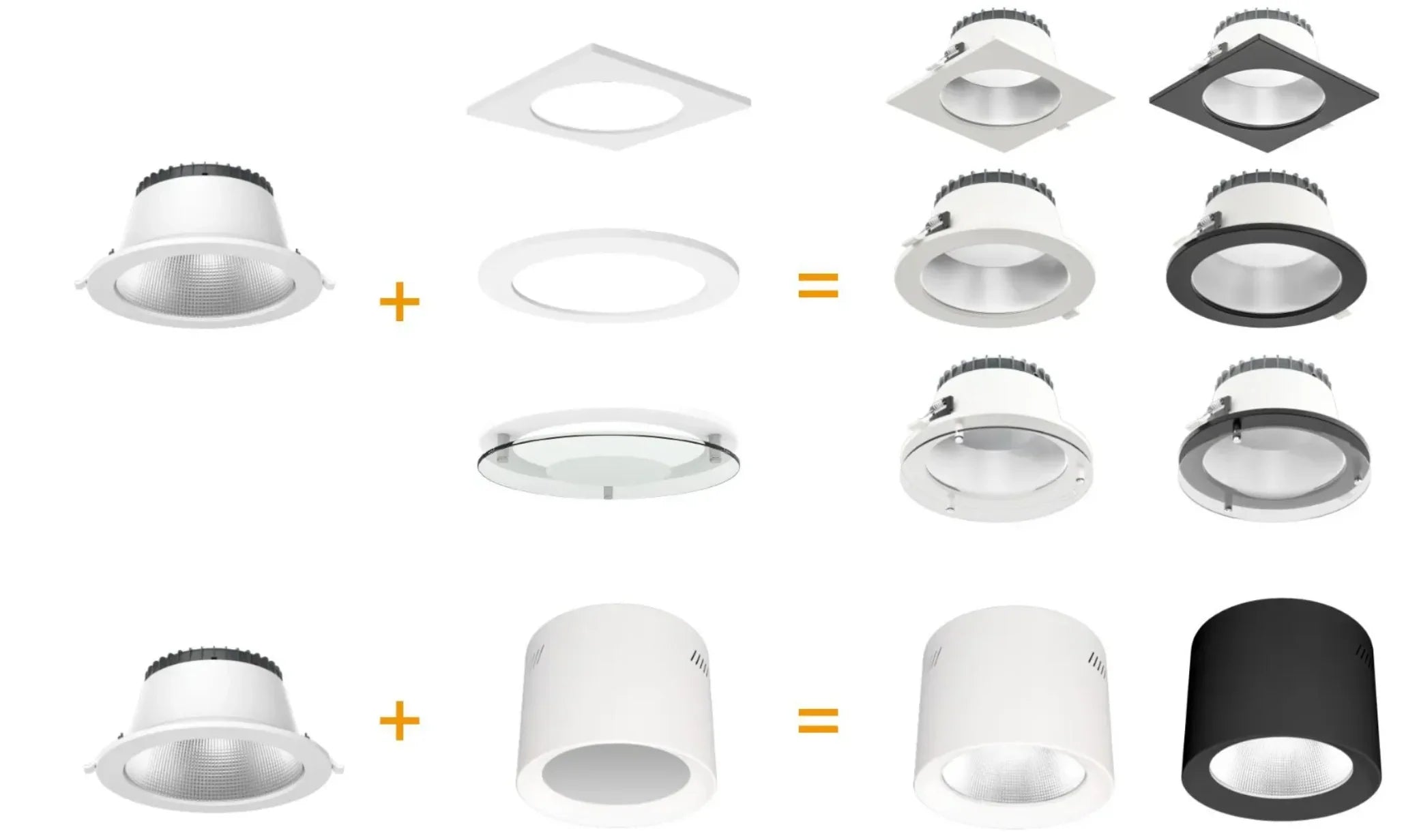 LED Downlight 3CCT inklusive Philips Treiber