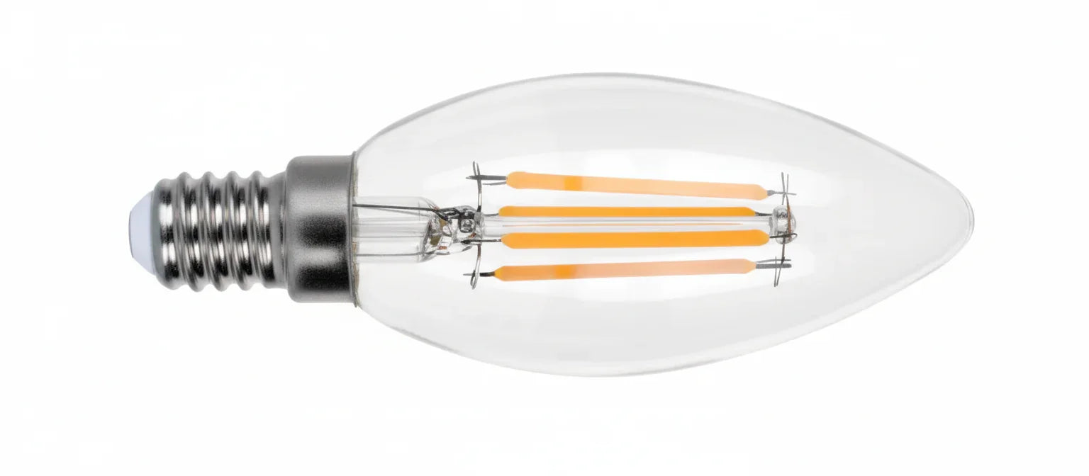 12 Stk. LED Filament-Glühbirne E27 | CRI>80 | Energiesparend | Warmweiß / Weiß